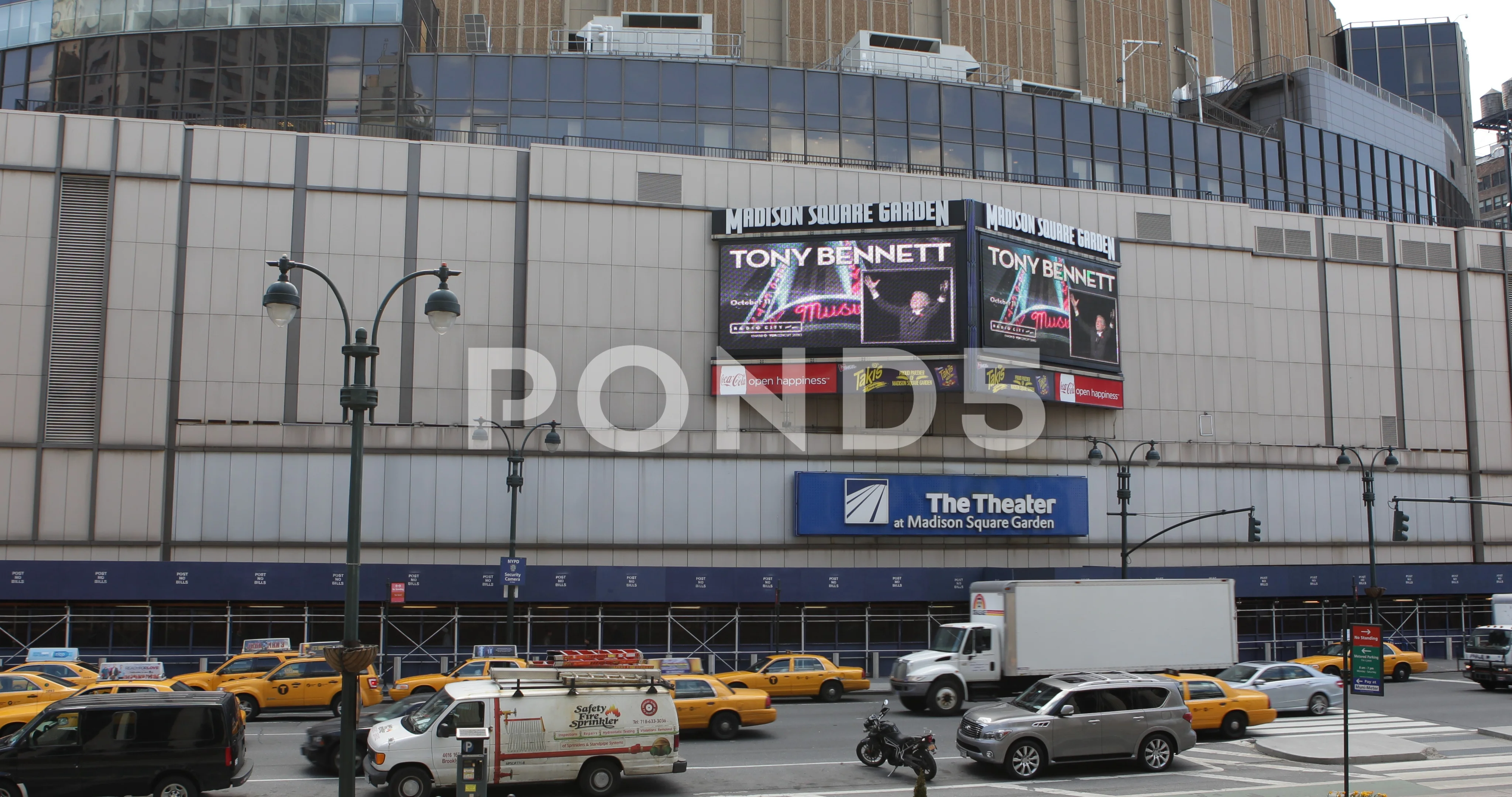 New York City Madison Square Garden Stock Footage Pond5