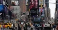 View of New York City Times Square People Crossing Crosswalk Nyc Crowd Commuters 4k or 4k+ Resolution