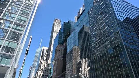 View of the New York Skyline Stock Footage 310656513