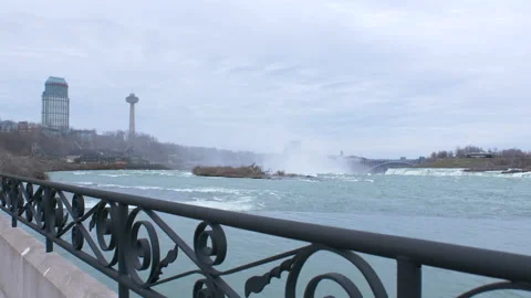View of Niagara Falls 4K Video stock 130857163