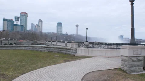 View of Niagara Falls Park 4K Video stock 130855112