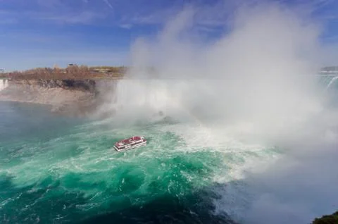 View at Niagara Falls Stock Photos