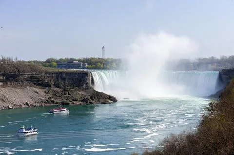 View at Niagara Falls Stock Photos
