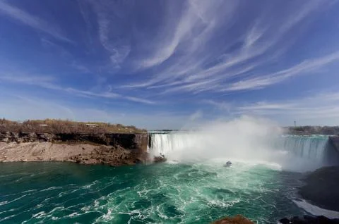 View at Niagara Falls Stock Photos