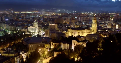 View of the night city Stock-Footage 192282229