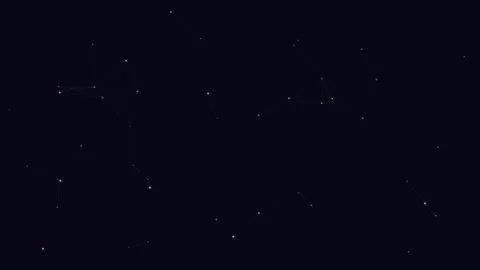 A view of the night sky showing scattered stars against a deep black void Vídeos de archivo 335149906
