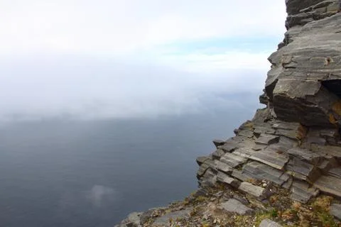 View from Nordkapp Stock Photos