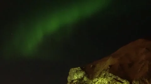 View of the Northern Lights Stock Footage 258263620