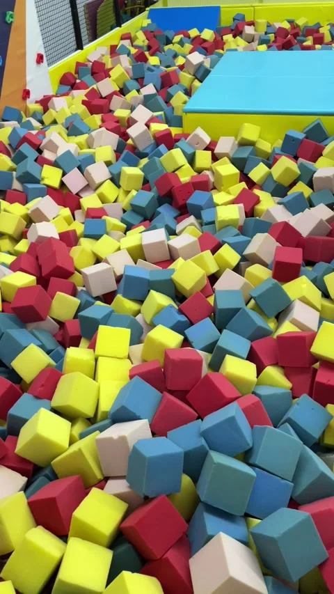 View of numerous cube-shaped figures Stock Footage 164561607