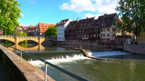 View on Nuremberg	in Germany Stock Footage 114317556
