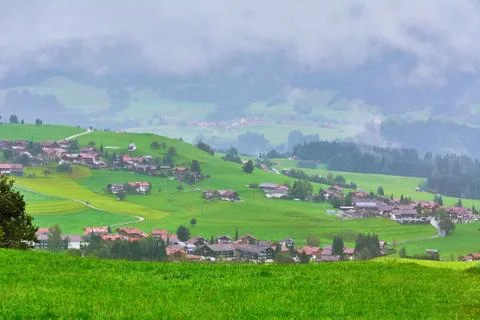 View of Obermaiselstein Stock Photos