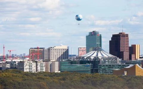 View from an observation deck, berlin, german Fotos Stock