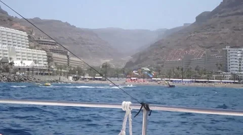 View of Ocean from Boat. 스톡 동영상 58803034