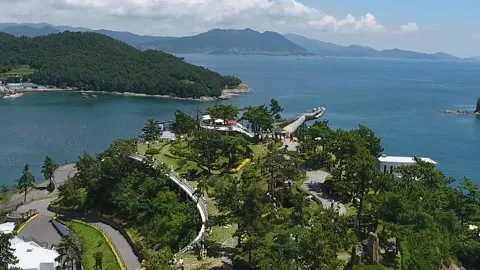 View of the ocean city Stock-Footage 310161185