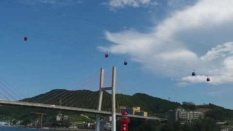 View of the ocean city Stock-Footage 310161190