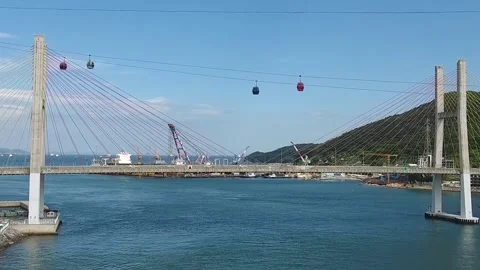 View of the ocean city Stock-Footage 310161192