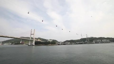 View of the ocean city Stock-Footage 310161215