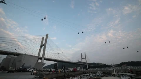 View of the ocean city Stock-Footage 310161222
