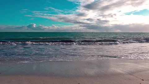 A view of the ocean Stock Footage 282861597