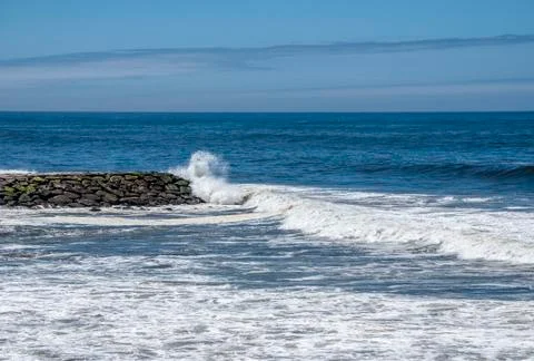 A view on the ocean Stock Photos