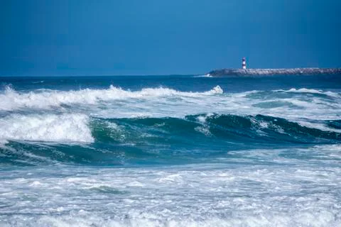 A view on the ocean Stock Photos