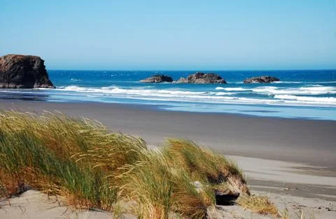 View of ocean surf Stock Photos