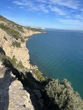View at the ocean at Vinarosse Stock Photos