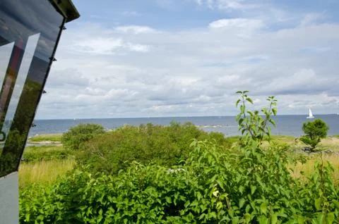 View from an old abandoned lighthouse Stock Photos