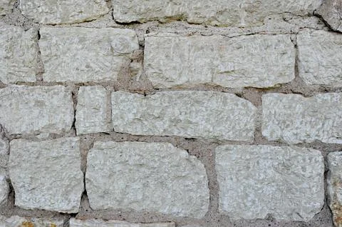 View of the old battered the wall Stock Photos