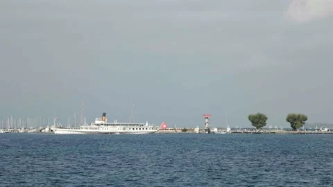 View of the old big ship Stock Footage 162768853