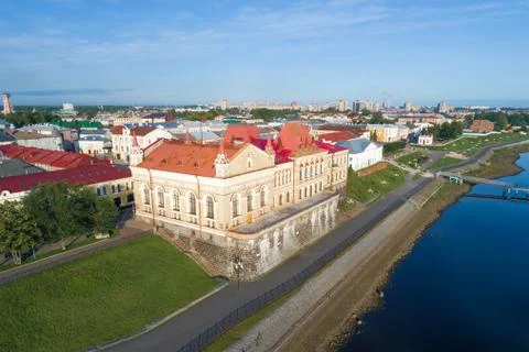 View of the old building of the Bread Exchange (1912). Rybinsk, Russia Foto stock