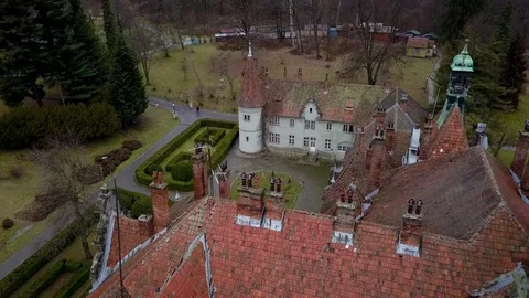 View of the old castle Stock Footage 129374292