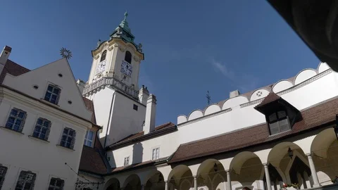 View on an old church Stock Footage 120533845
