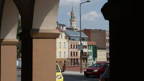 View of old city in poland Stock Footage 139163837
