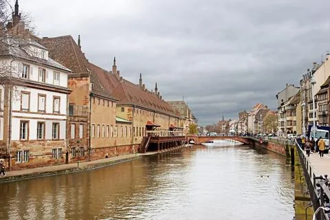 View on the Old Customs House built in the 14th century in Strasbourg, France Stock-Fotos