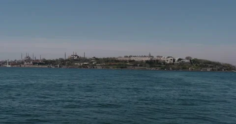View of Old Istanbul from Asian Side - 4K 스톡 동영상 54598379