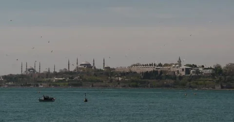 View of Old Istanbul from Asian Side - 4K 動画素材 54600537