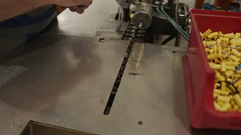 View of an old machine and production in a factory 库存影片 169461591