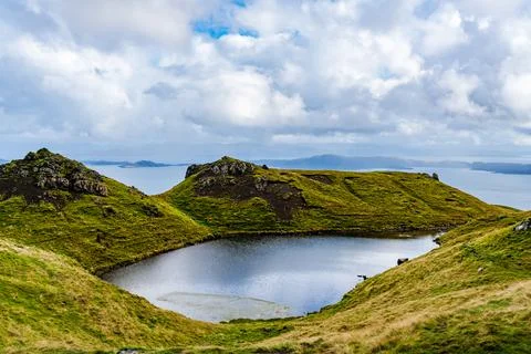 View from The Old Man of Storr Stock Photos
