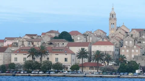 View on Old Mediterranean City Stock Footage 54901679