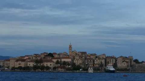 View on Old Mediterranean City Video stock 54902236