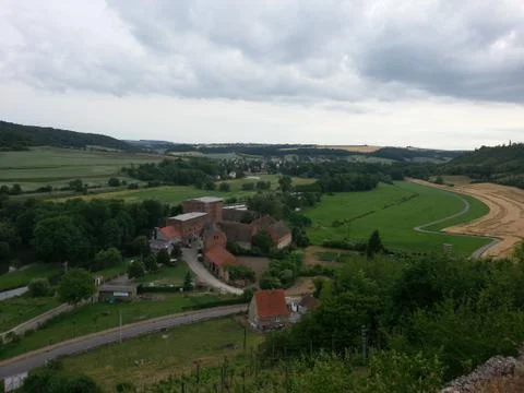 View of old mill Stock Photos