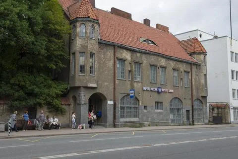 View of the old post office building, Sortavala Stock Photos