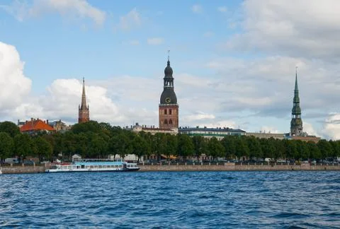 View to old Riga Foto stock