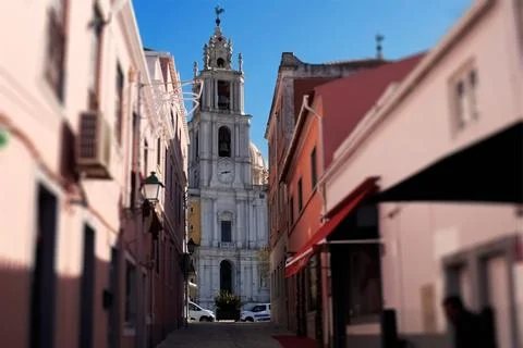 View of the old streets Foto stock