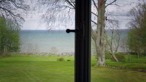 View from old summerhouse. Stock Footage 79156662