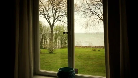 View from old summerhouse. Stock Footage 79156755