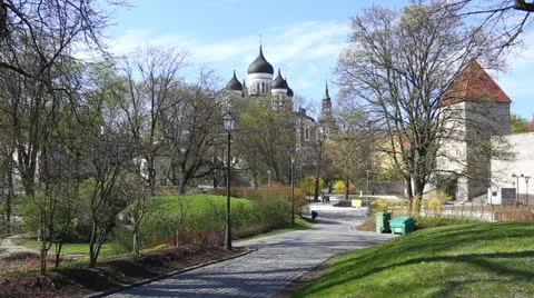 View to Old Tallinn 2 Stock-Footage 24098842