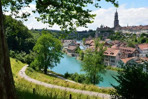 View of the old town of Bern Stock Photos