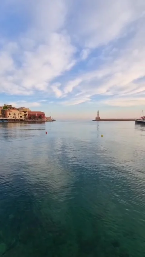 View of the Old Town in Chania. Vídeos de archivo 334010344